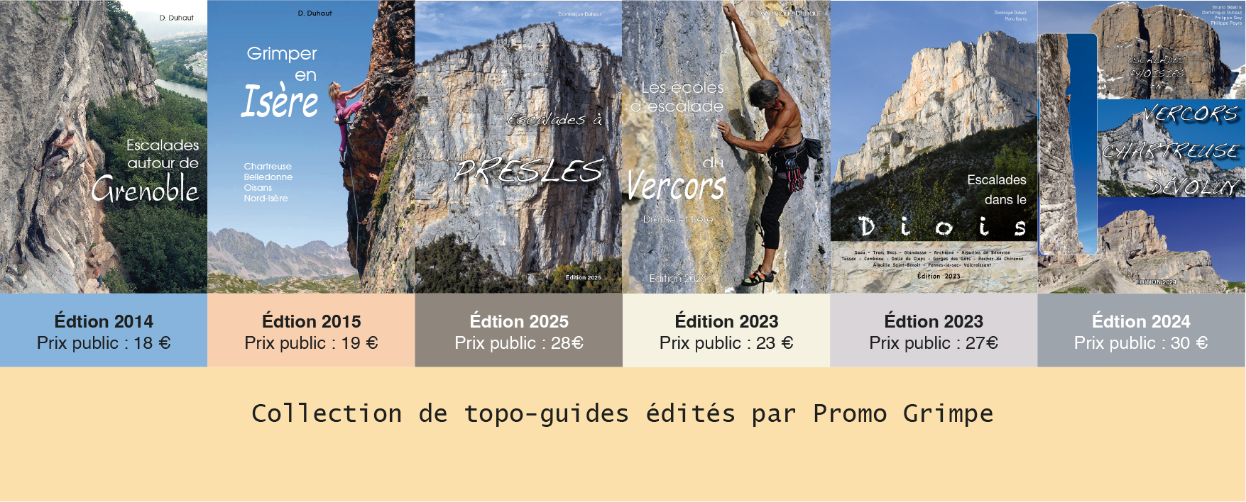 Topos d'escalade : achat en ligne et points de vente